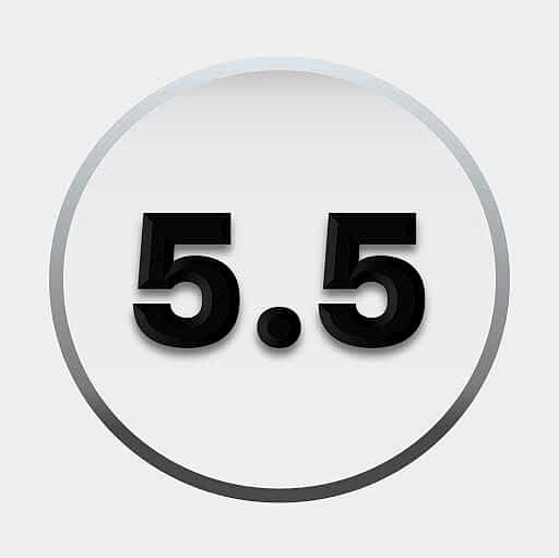 5.5 mm