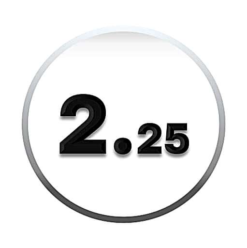 2.25 mm