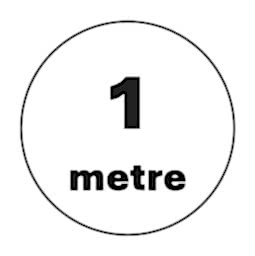 1 metre