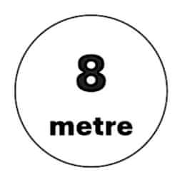 8 metre