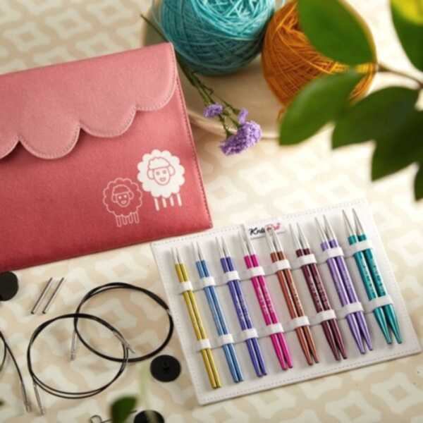 KNITPRO ZING DELUXE 10cm MİSİNALI ŞİŞ SETİ