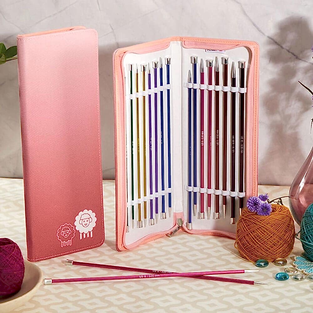KNITPRO ZING 35 cm DÜZ ŞİŞ SETİ