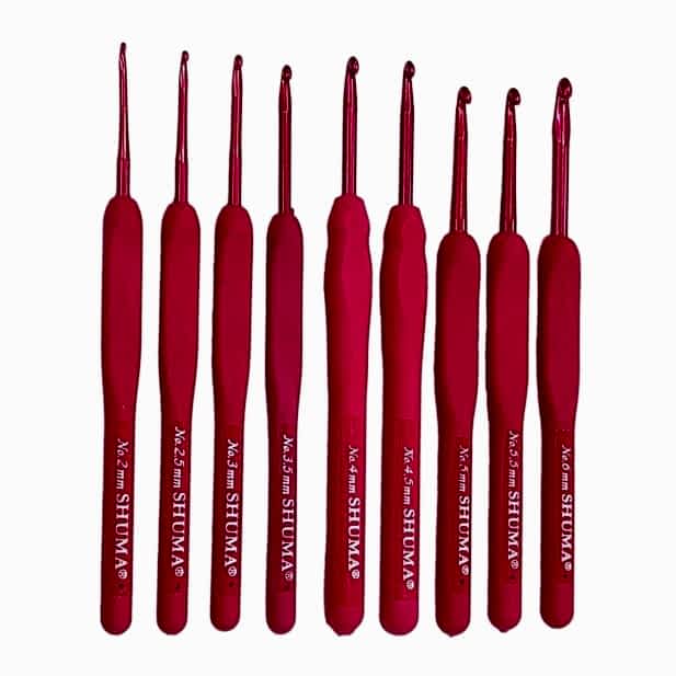 SHUMA RED SİLİKON SAPLI ÖRGÜ TIĞI