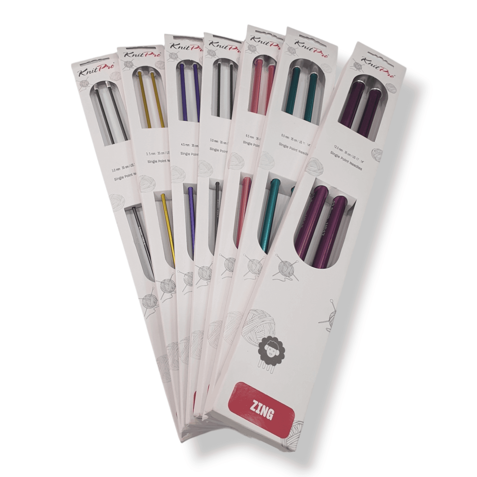 KNITPRO ZING 35cm METAL ÖRGÜ ŞİŞİ