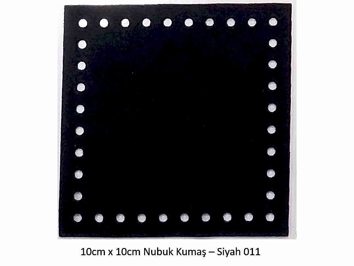 10X10 NUBUK KUMAŞ 011-SİYAH