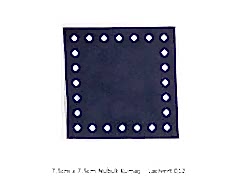 7.5X7.5 NUBUK KUMAŞ 012-LACİVERT