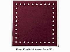 10X10 NUBUK KUMAŞ 013-BORDO