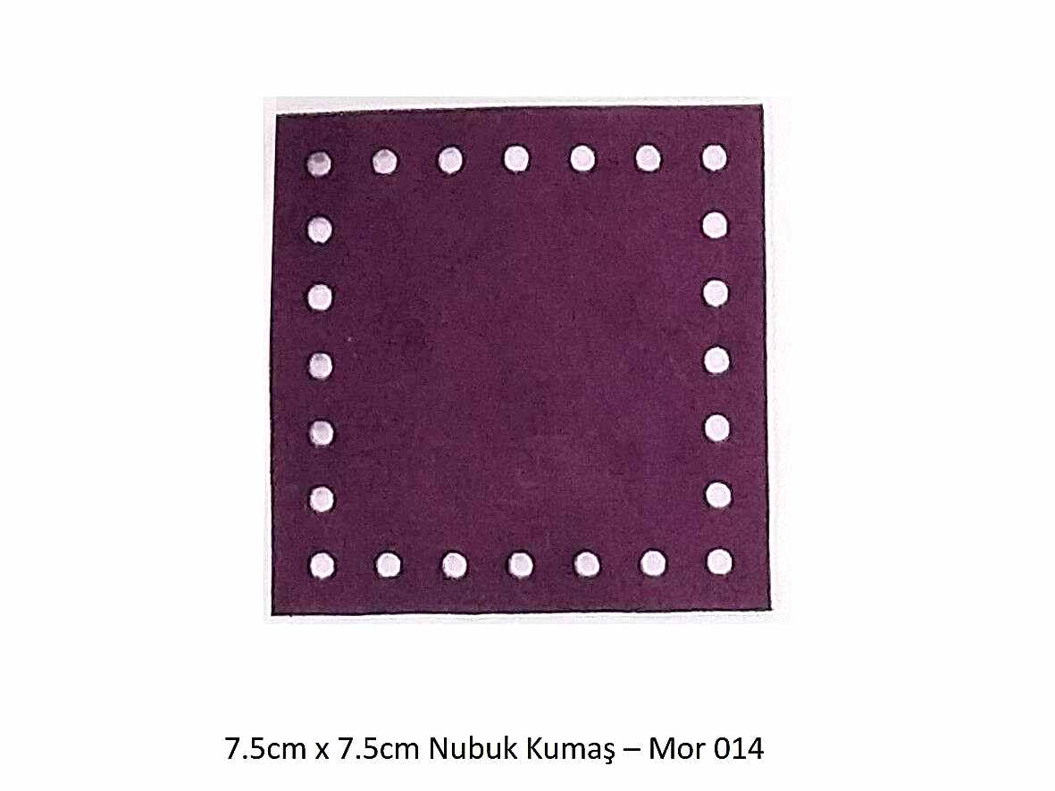 7.5X7.5 NUBUK KUMAŞ 014-MOR