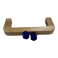 AHŞAP BURS-06 [20cm NATUREL-SAKS]