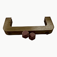 AHŞAP BURS-08 [20cm NATUREL-PUDRA]